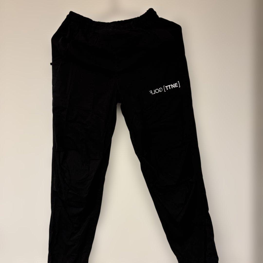 RUFFLOG ゴルフ　サウナ　パンツ　Sサイズ　シンプル　黒