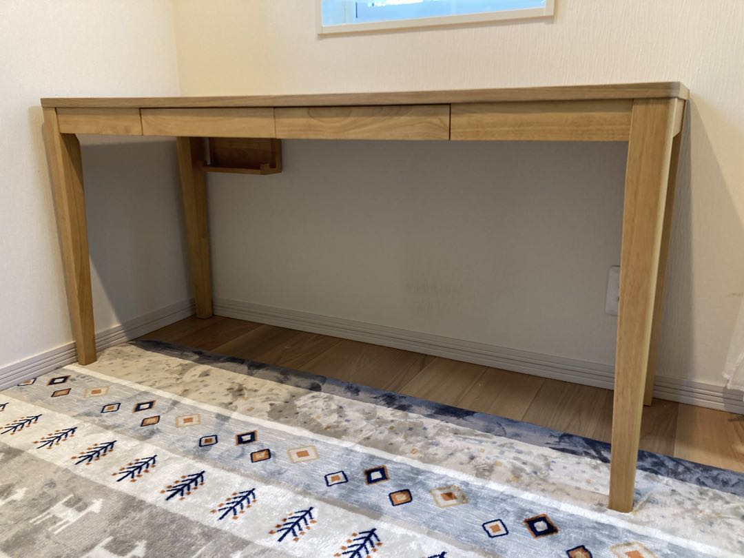 奥行きが選べるパソコンデスク　140×50×70 ベルメゾン