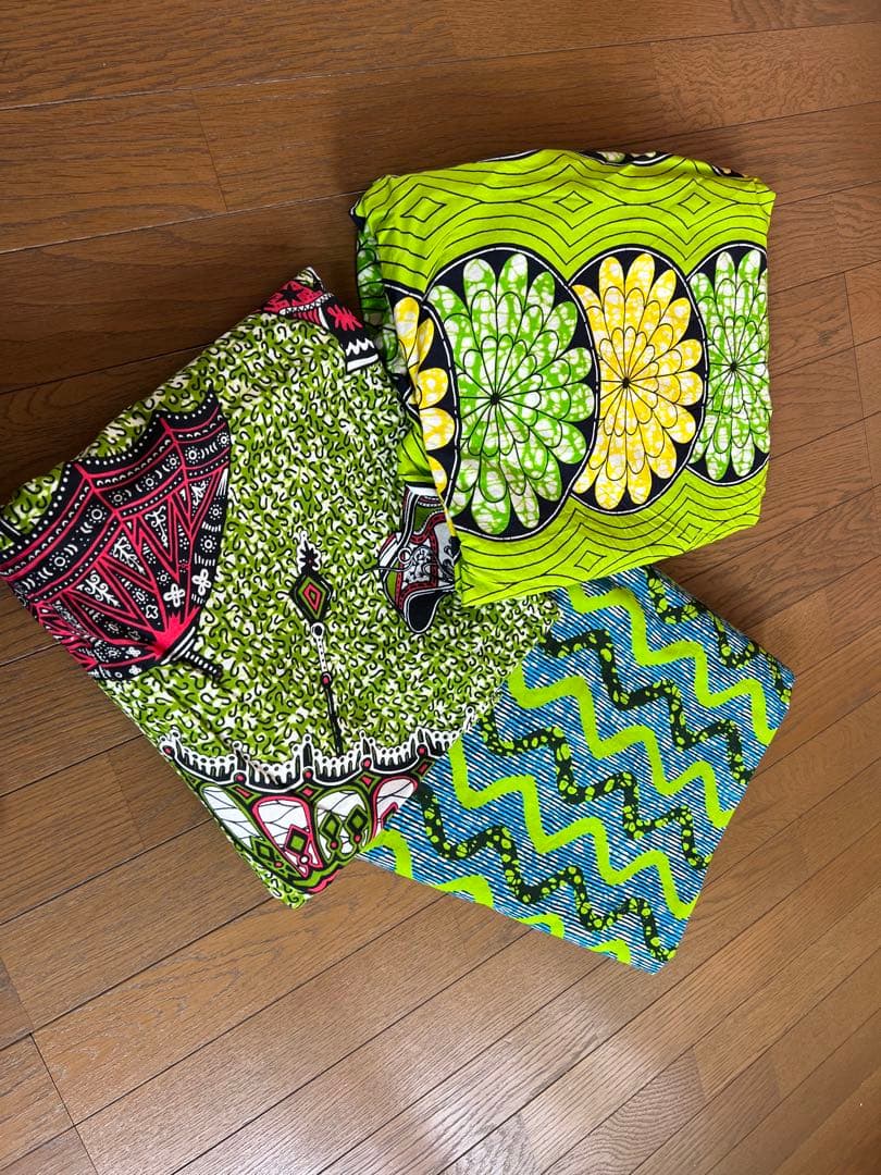 【Ｈｉ＿ｊｉｒｉ】アフリカン布　ハンドメイド　日傘