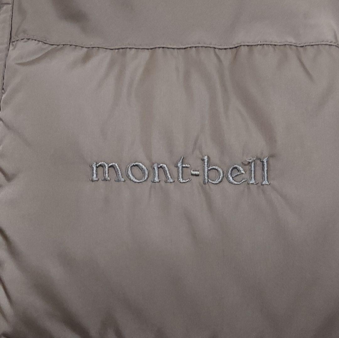mont-bell ダウンベスト メンズS ナチュラルカーキ