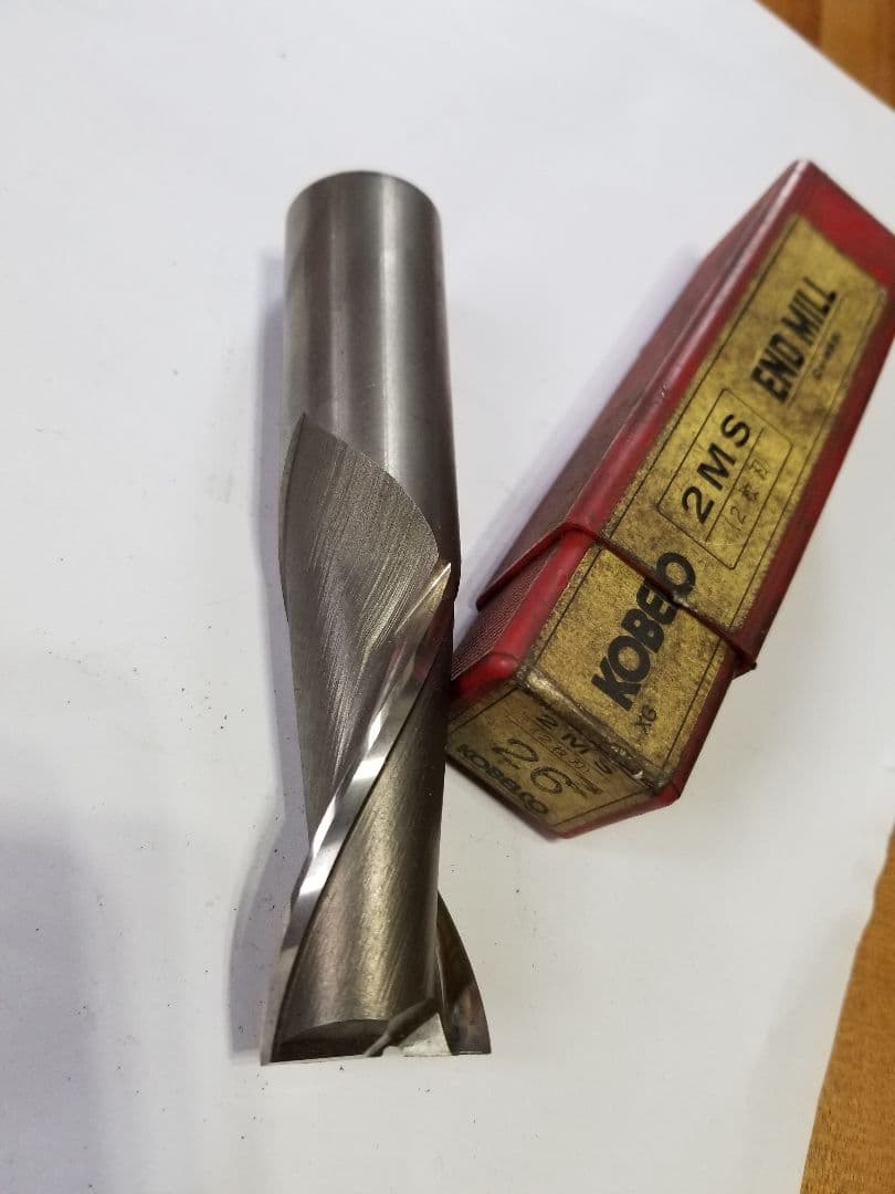 中古美品　 コベルコ　★２枚刃エンドミル　2６φ
