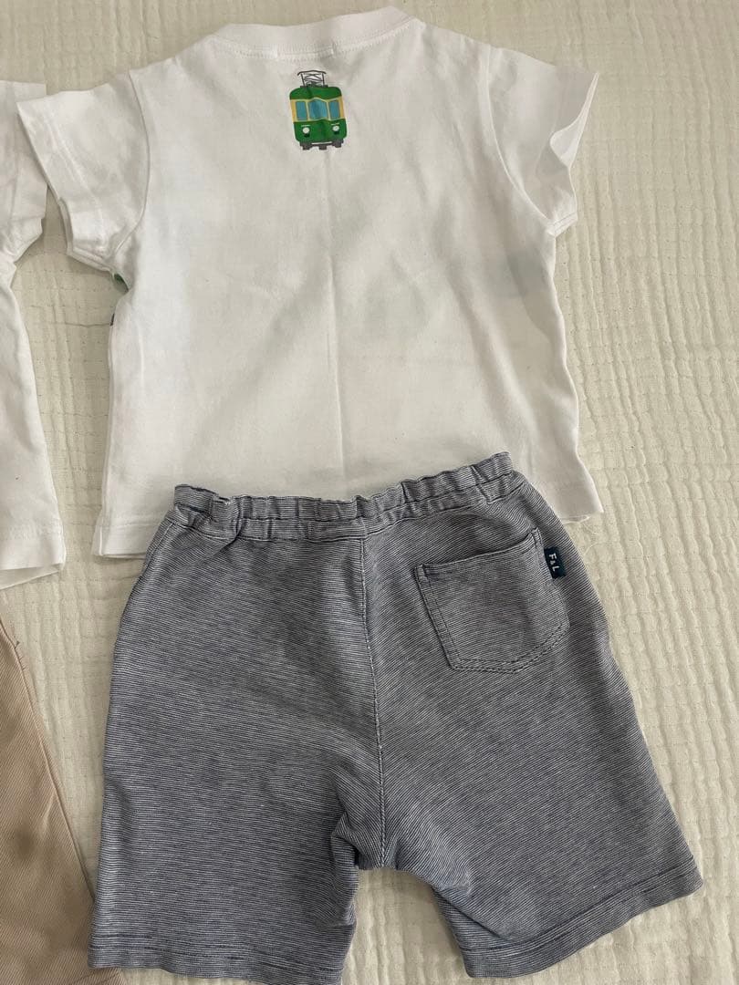 ファミリア　男の子　80 Tシャツ　パンツ　スタイ　セット