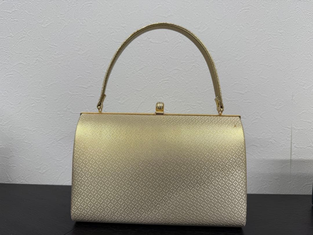 ★美品★金襴ゴールド草履バッグセット 和装フォーマル用上品