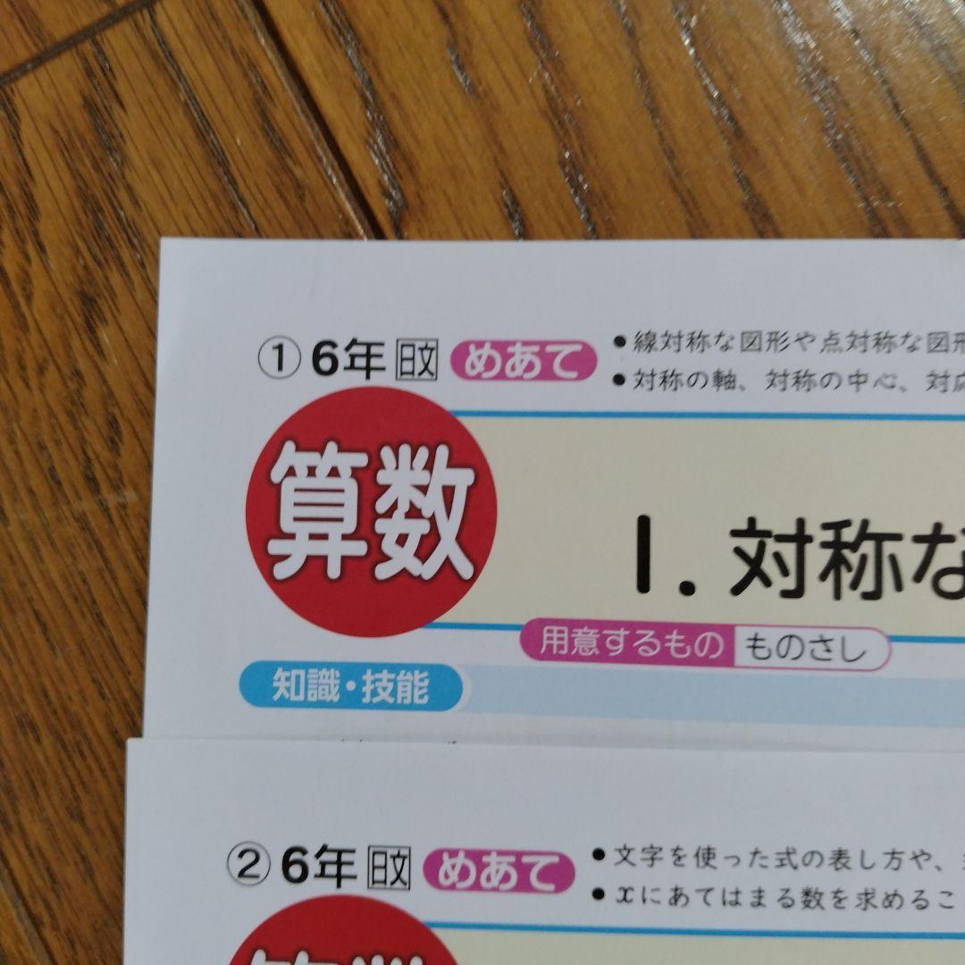 小6 算数　日本文教出版　カラーテスト 令和7年度