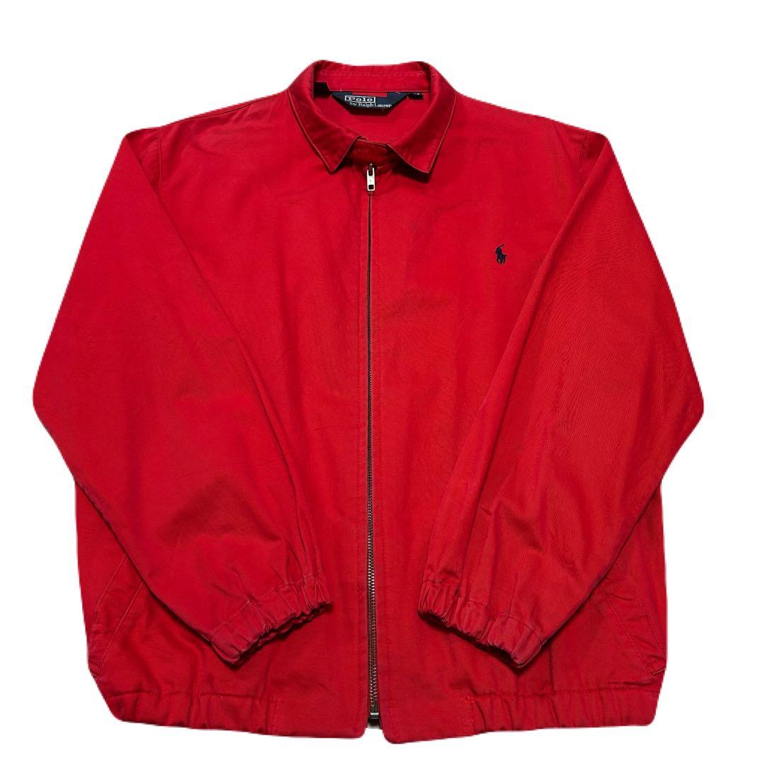 90s Polo スウィングトップ vintage 赤 ボックス ラルフ 激レア
