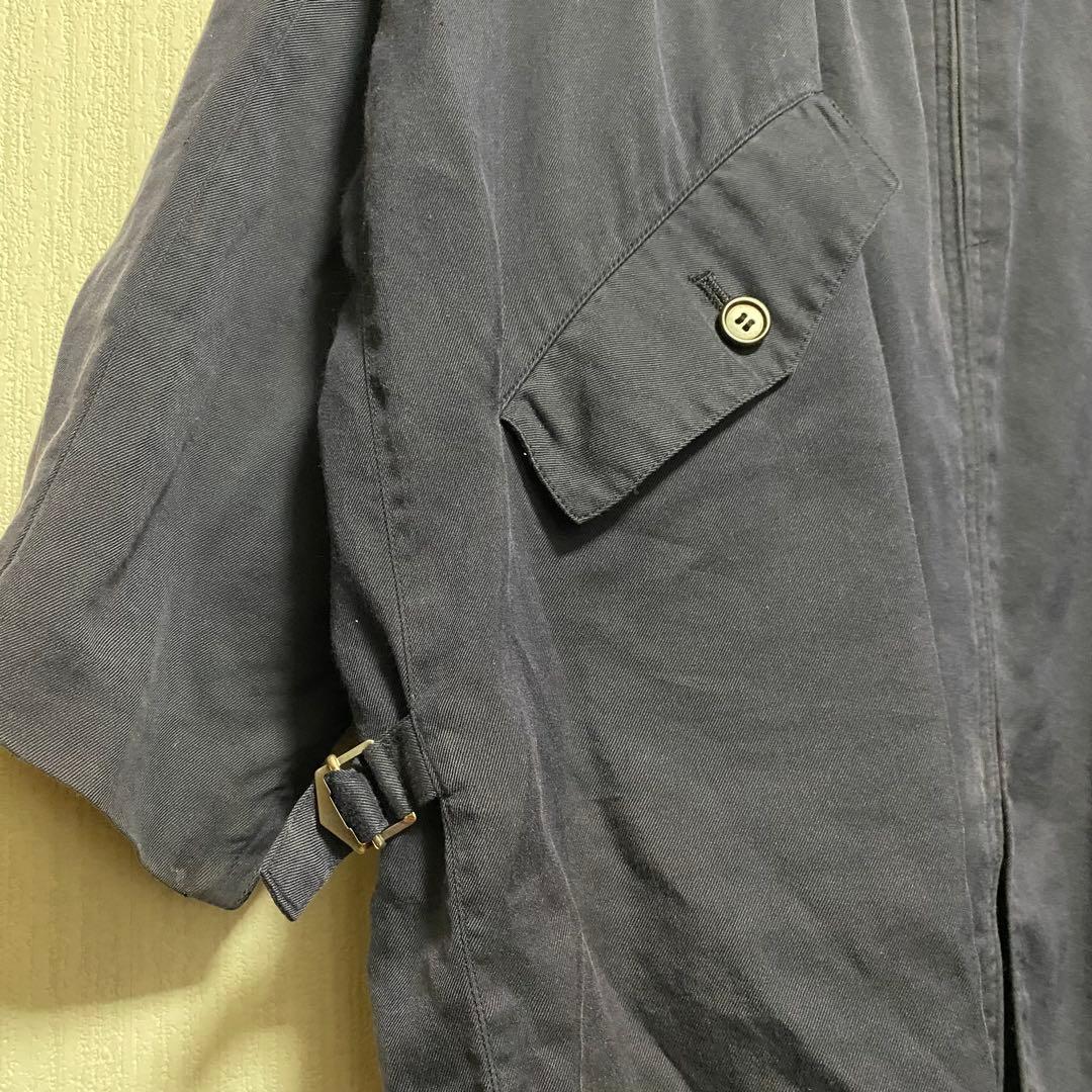 90's ZUCCA ズッカ　イッセイミヤケ スタンドカラーブルゾンコート　紺M