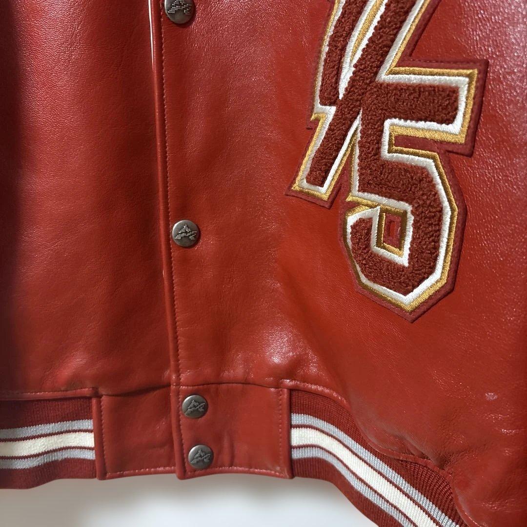 O*g様 [激レア]AVIREX レザージャケット 3XL レッド ストリートB