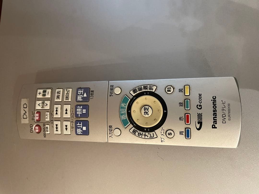 Panasonic DIGA HDD/DVDレコーダーリモコン付き