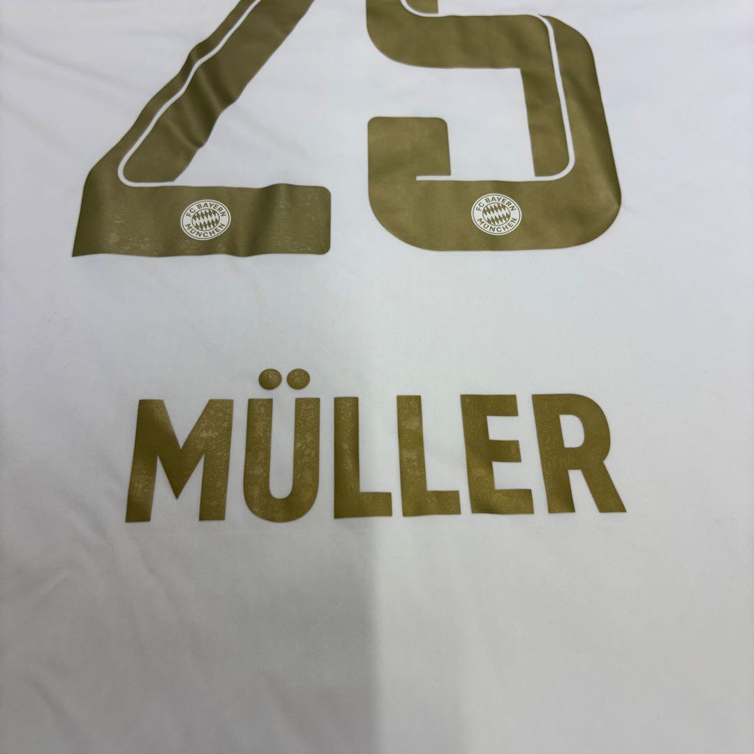 【希少】22-23 バイエルンミュンヘン アウェイ ミュラー 25番 4XL