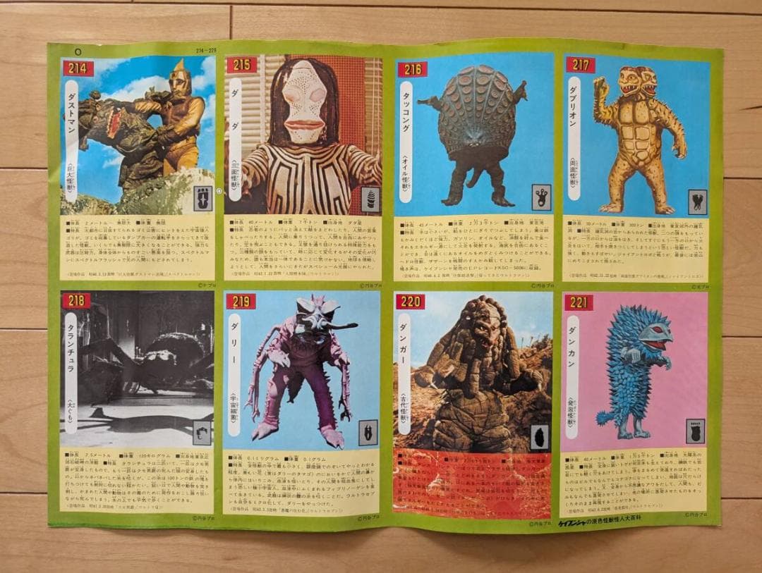 ケイブンシャ 原色怪獣怪人大百科 折り込みなし版 ウルトラマン 入手不可能品