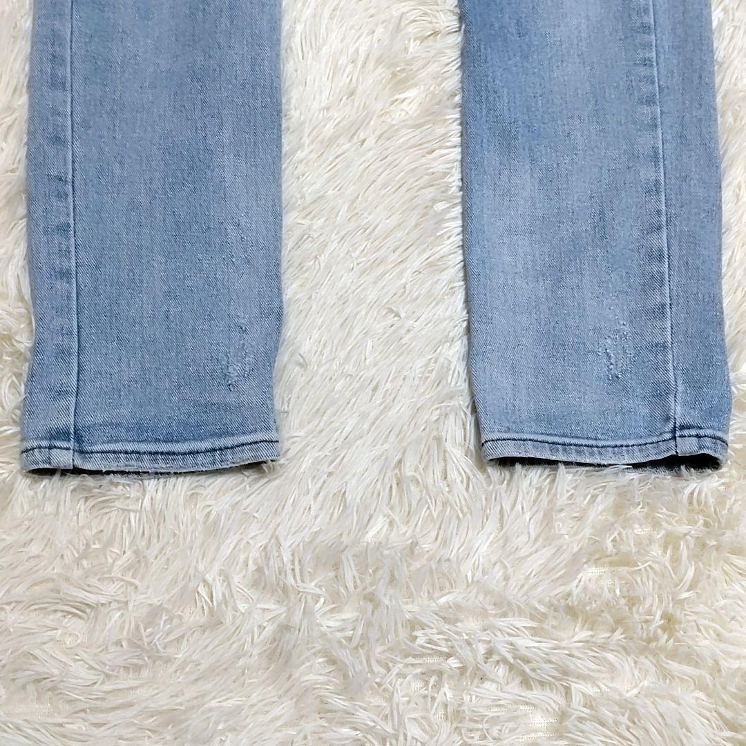 【良品】ksubi スビ　スキニーデニム　クラッシュ　ダメージ加工　29