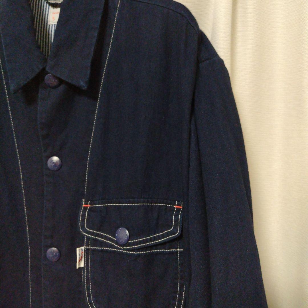 ジャケット・アウター BLUE TRICK Denim Coach Jacket S Indigo