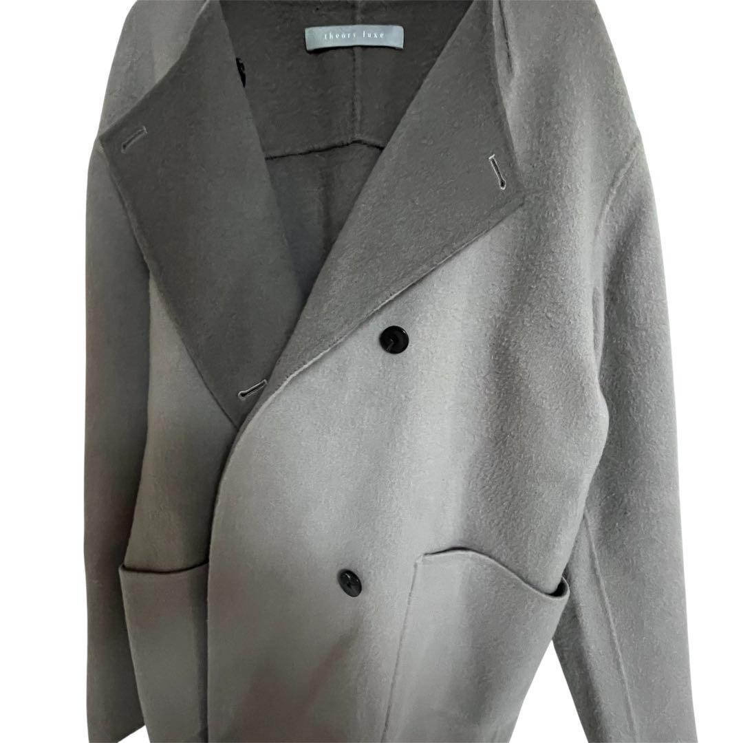 theory luxe セオリーリュクス ダブルコート グレージュ 38