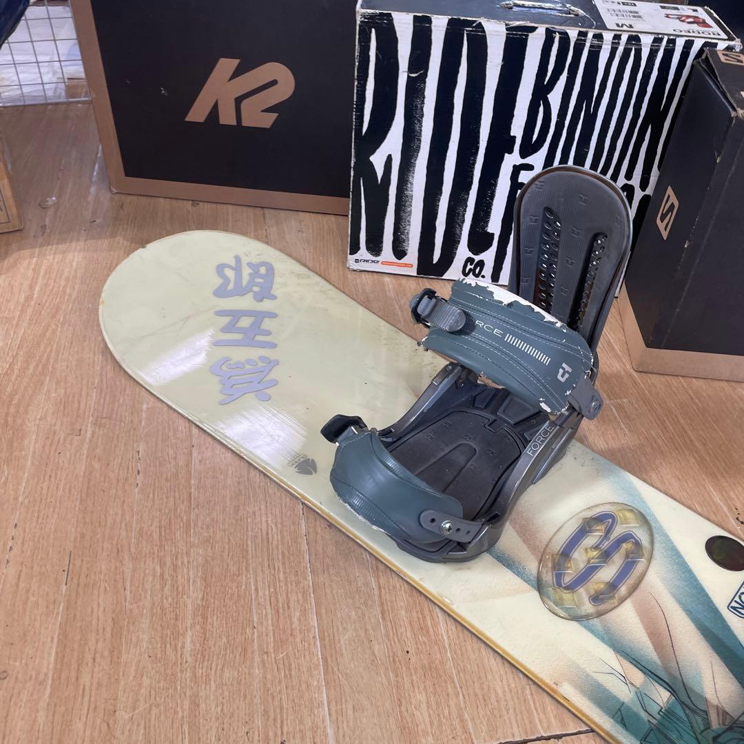 BURTON×UNION　バートン　ユニオン　バインディング付スノーボードセット