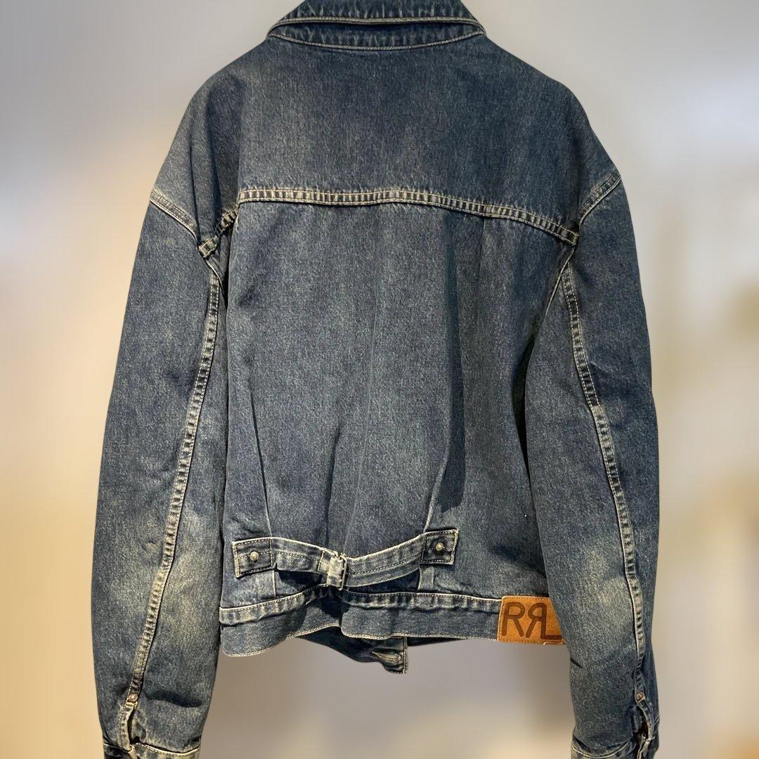 美品RALPHLAUREN/ラルフローレンRRL メンズ　XL デニムジャケット