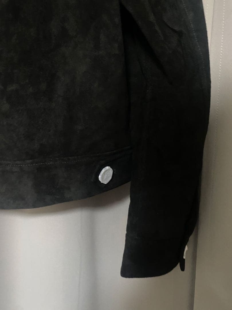 ZARA クロップドフィット スエード レザージャケット