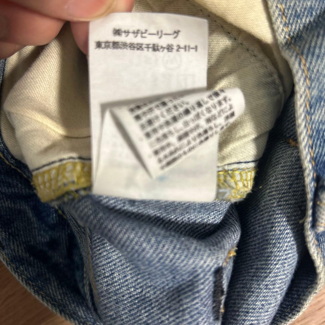 Ronherman denim ストーンウォッシュ ストレートデニム