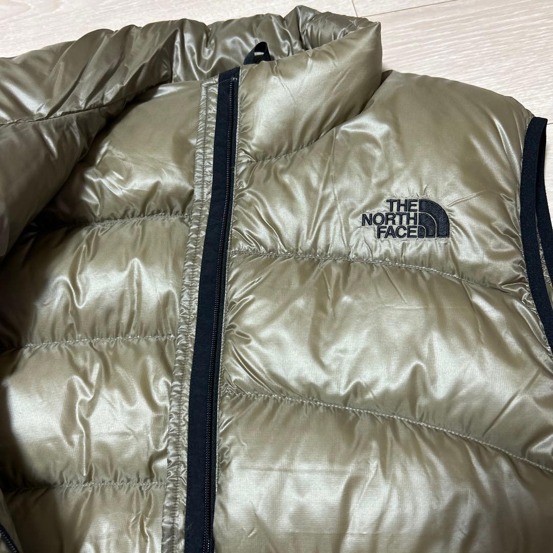 THE NORTH FACE ダウンベスト XL オリーブ