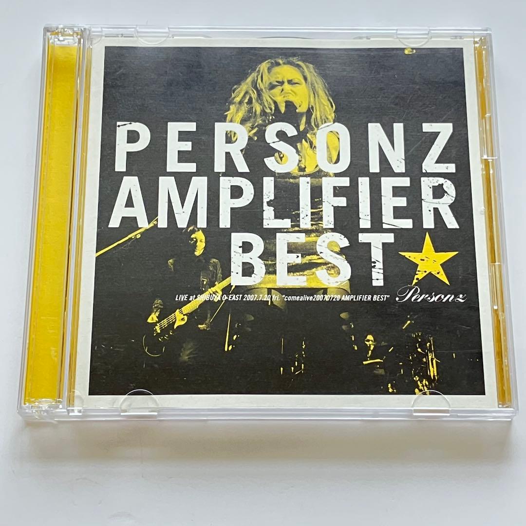 PERSONZ アンプリファイアー　ベスト　CD&DVD パーソンズ　帯付　希少