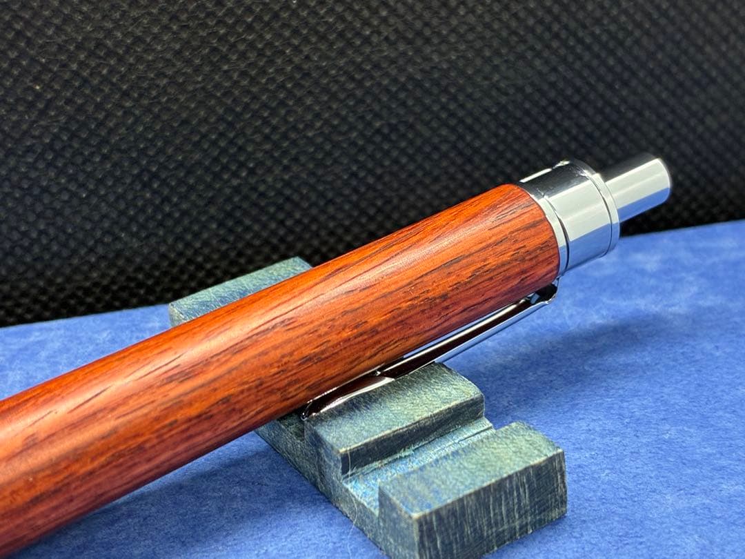 【早い者勝ち】本花梨　ボールペン0.5 加藤金属　木軸ペン　ハンドメイド