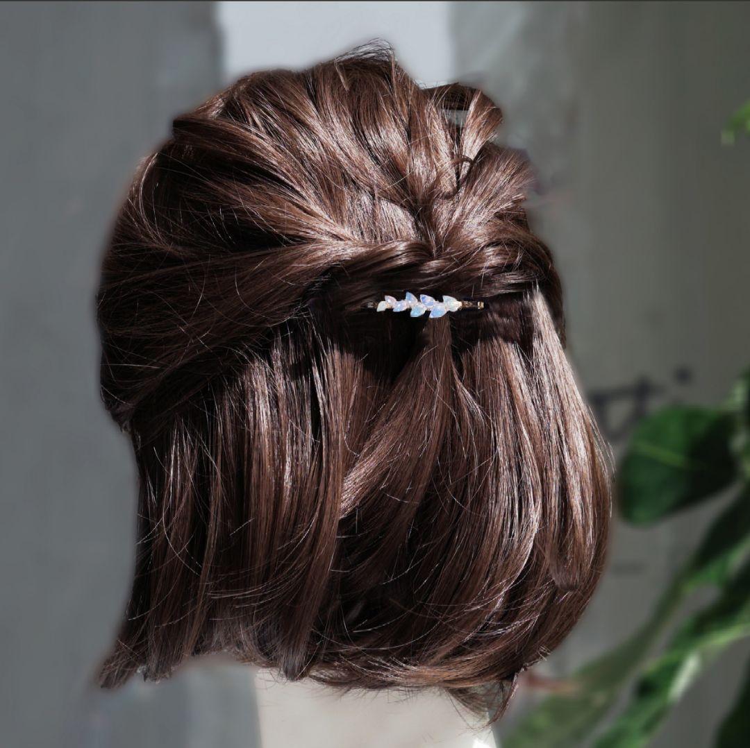 オパールのヘアピン