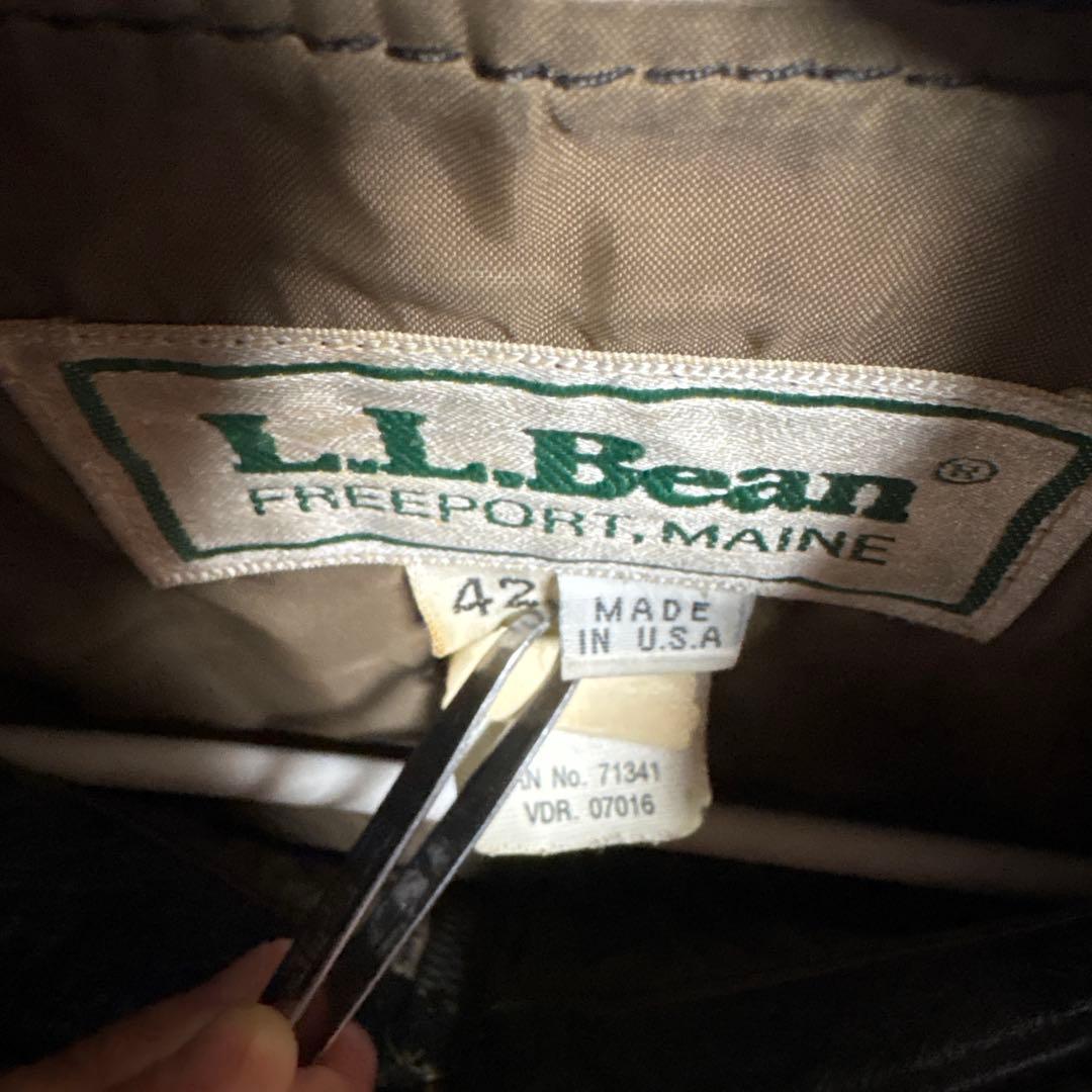 【米国製】L.L.Bean A-2レザージャケットフライトジャケット 80s
