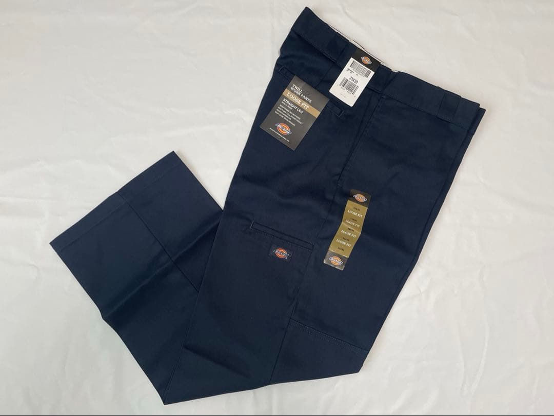 Dickies ダブルニー 33×30 ブラック ディッキーズ