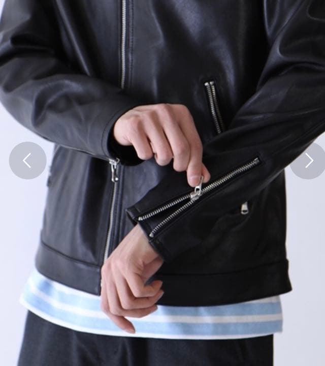 レザージャケット FREAK’S STORE レザーライダース 39800円