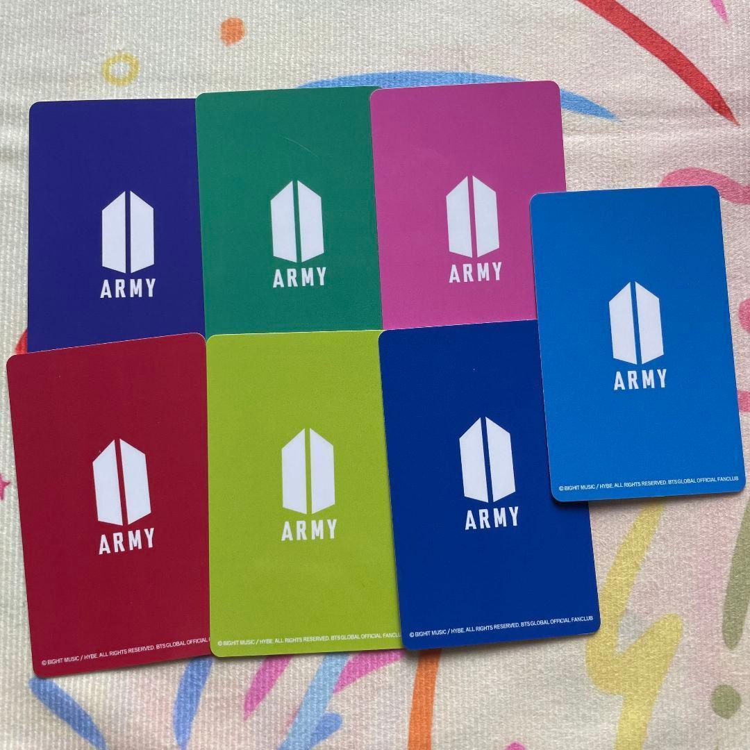 BTS JPFC ファンクラブ 抽選特典 報誌アンケート セット7枚