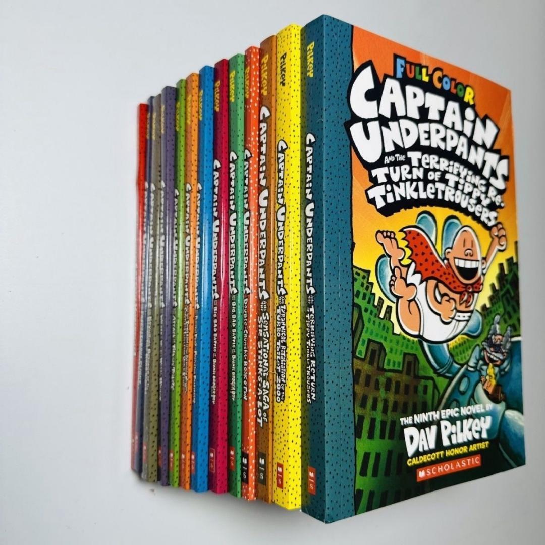 PILKEY CAPTAIN UNDERPANTS ギフトセット英語絵本 14冊