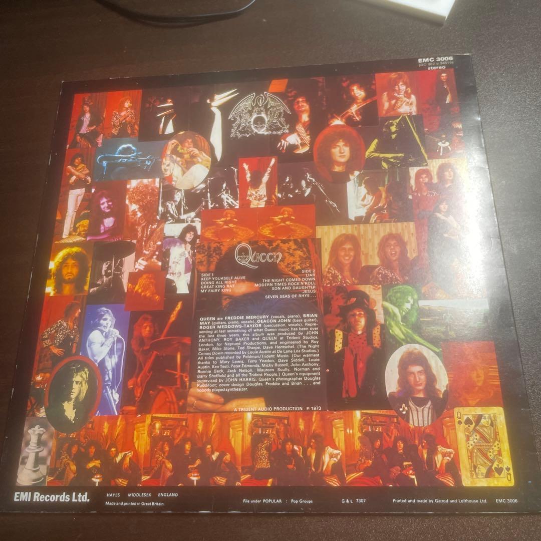 Queen ライブ LP レコード EMC 3008
