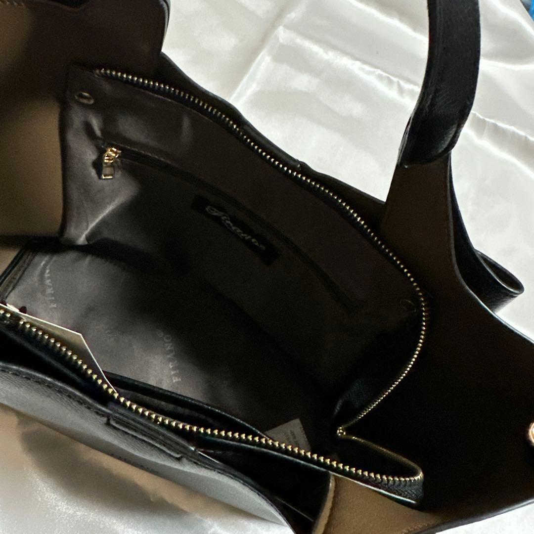 FIRANO（フィラノ） Arno label 合成皮革バッグ　ブラック　タグ付