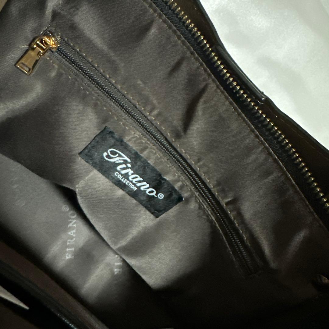 FIRANO（フィラノ） Arno label 合成皮革バッグ　ブラック　タグ付