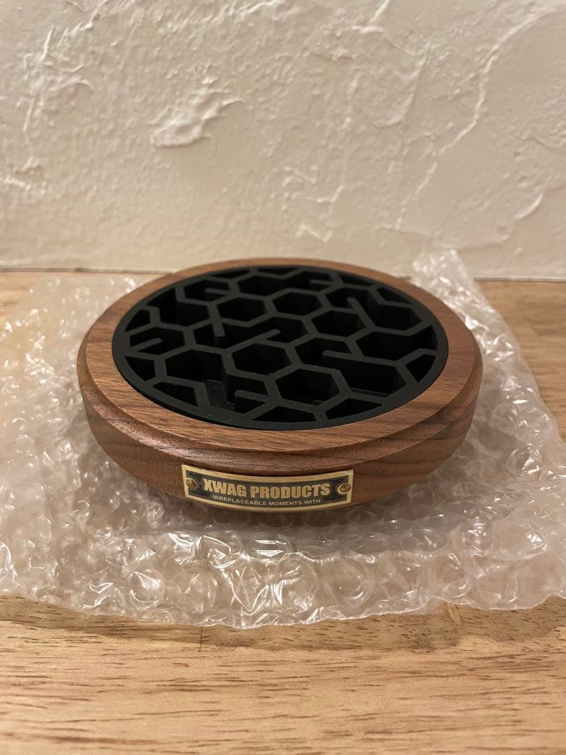 新品未使用X-TAGE WALNUT ROUND M ウォルナットコースター