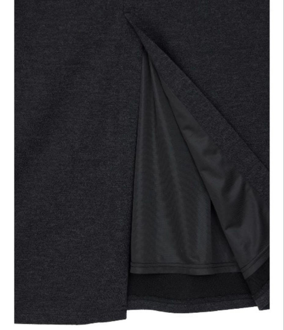 AMERI RELAX DRAWSTRING SWEAT DRESSブラックM