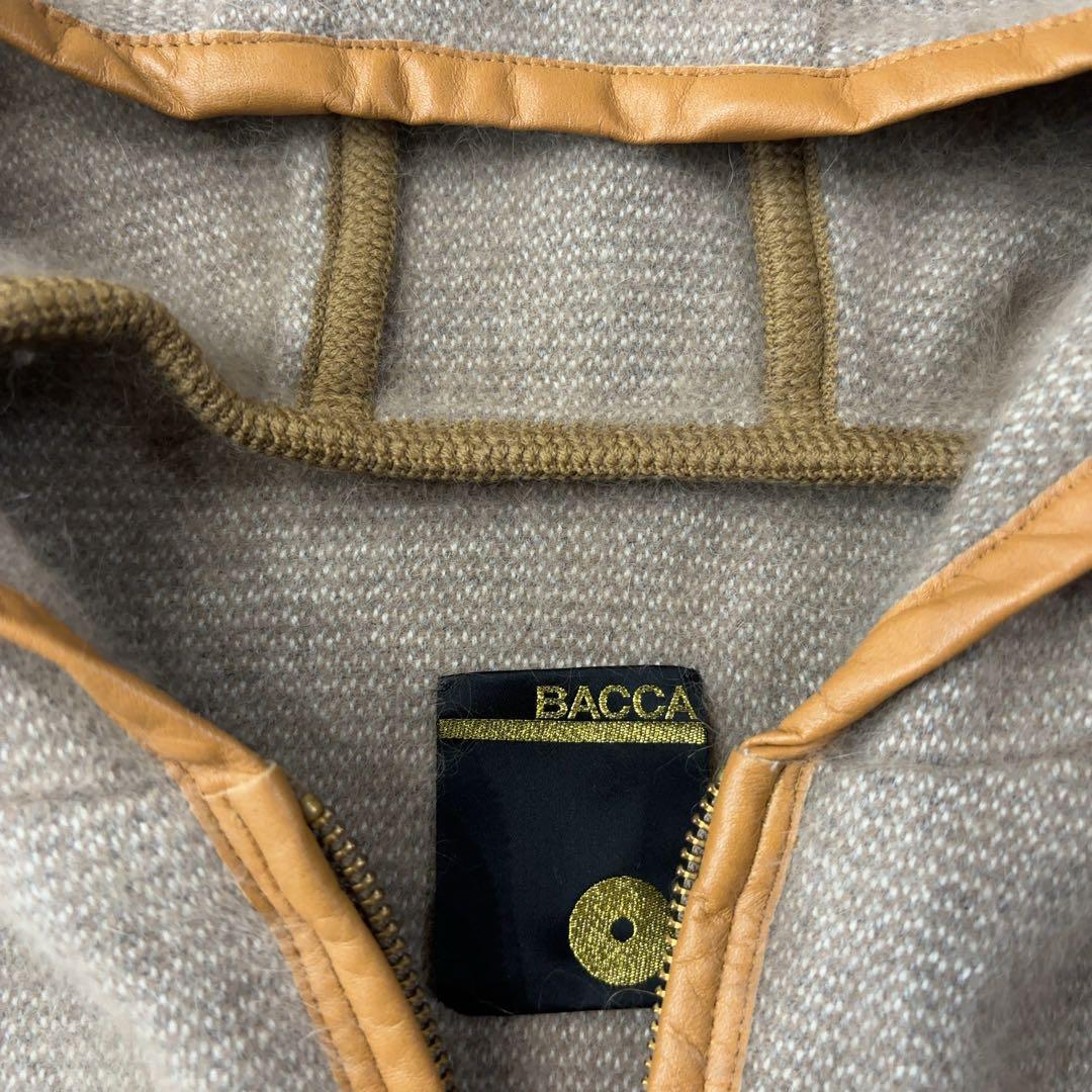 BACCA バッカ フード付きポンチョ ドルマンポンチョ　アルパカ混 ウール