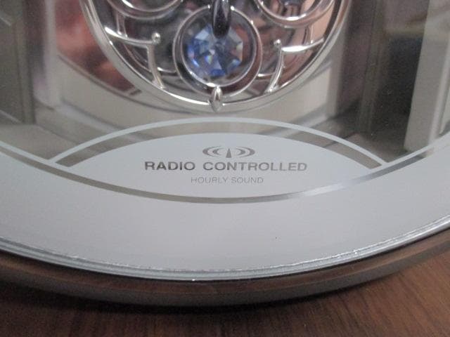 美品　リズム　RHYTHM　スモールワールド　電波時計　4MN523RH　動作品