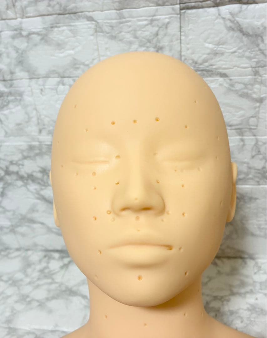 【未使用 2体セット】マッサージ練習用マネキン 上半身 フェイシャルデコルテ