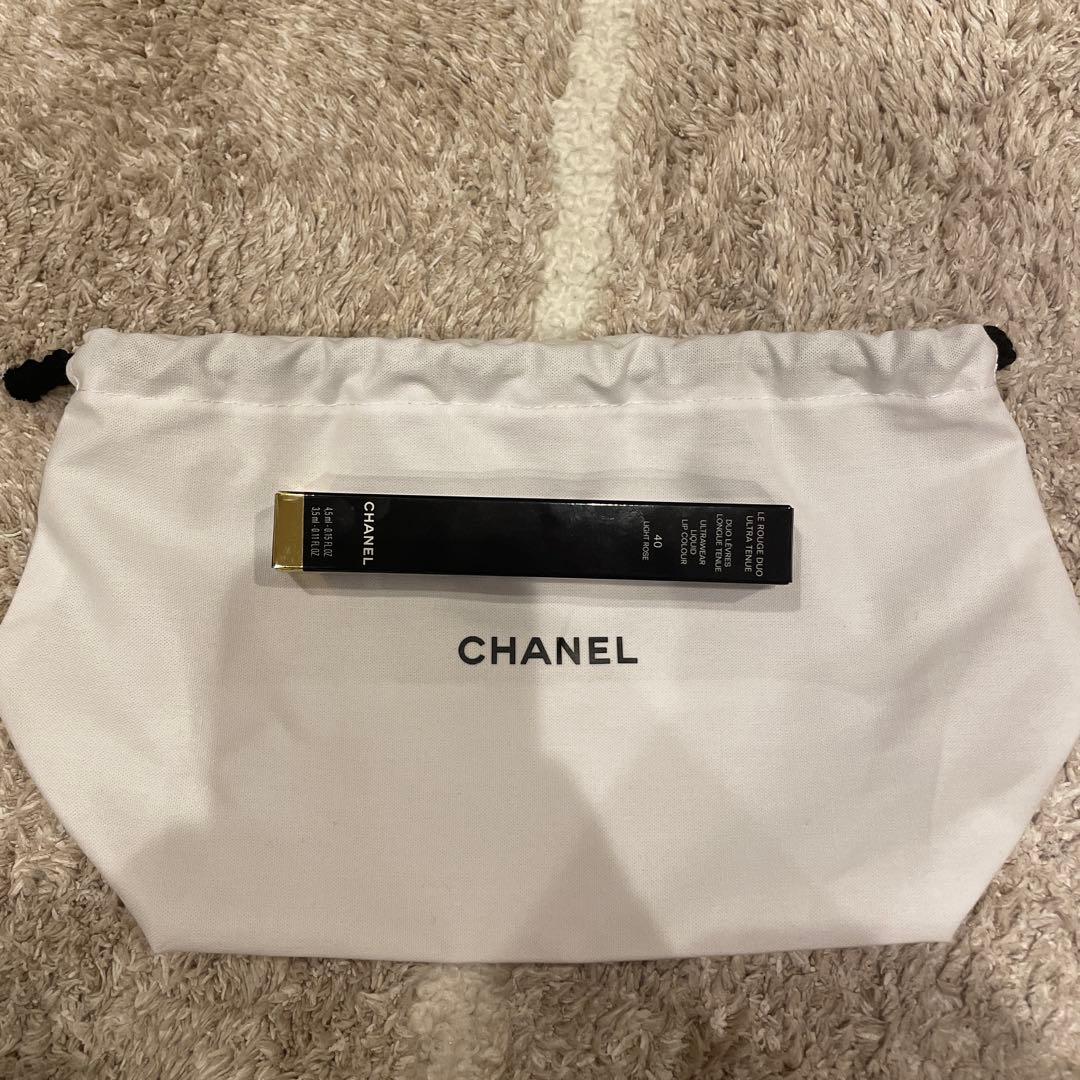 CHANEL ル ルージュデュオウルトラトゥニュ40リップグロス★ポーチ付