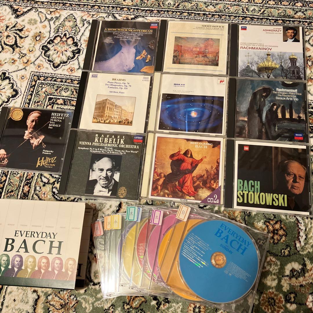 クラシックのCDまとめ売り11点バッハメンデルスゾーンブラームスラフマニノフ
