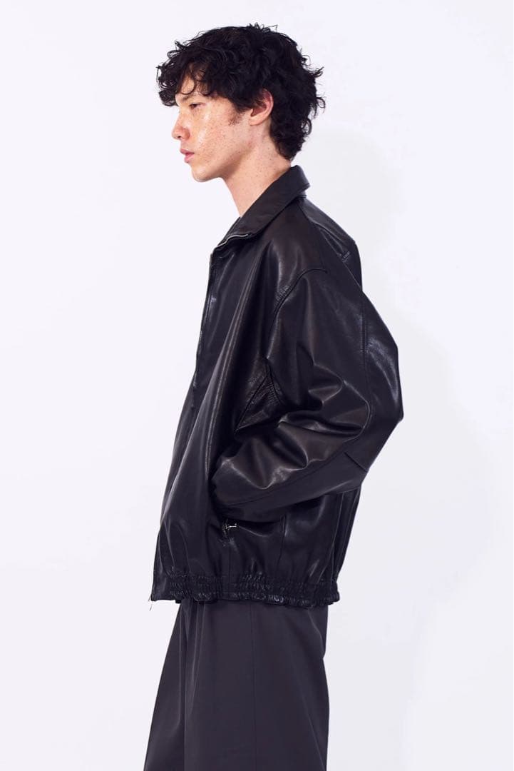 ‼️新品未使用‼️YOKE/Carf Leather Truck Jacket ①