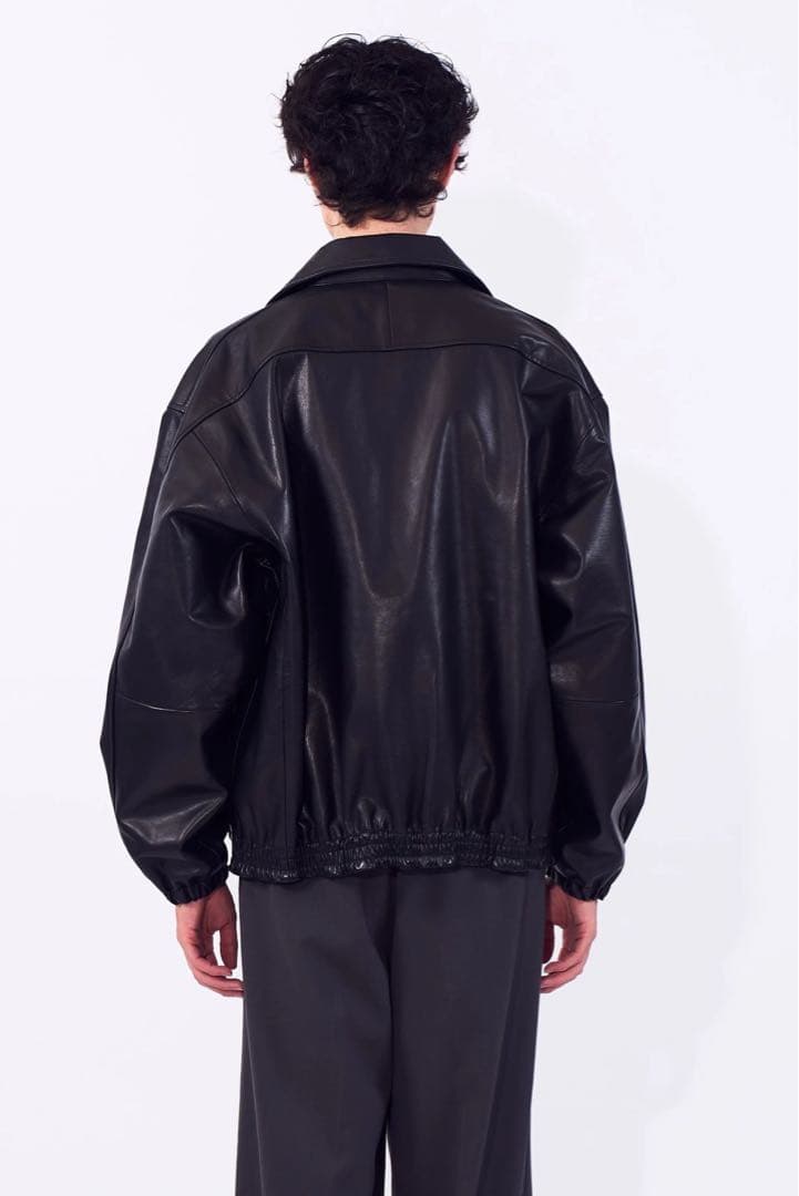 ‼️新品未使用‼️YOKE/Carf Leather Truck Jacket ①