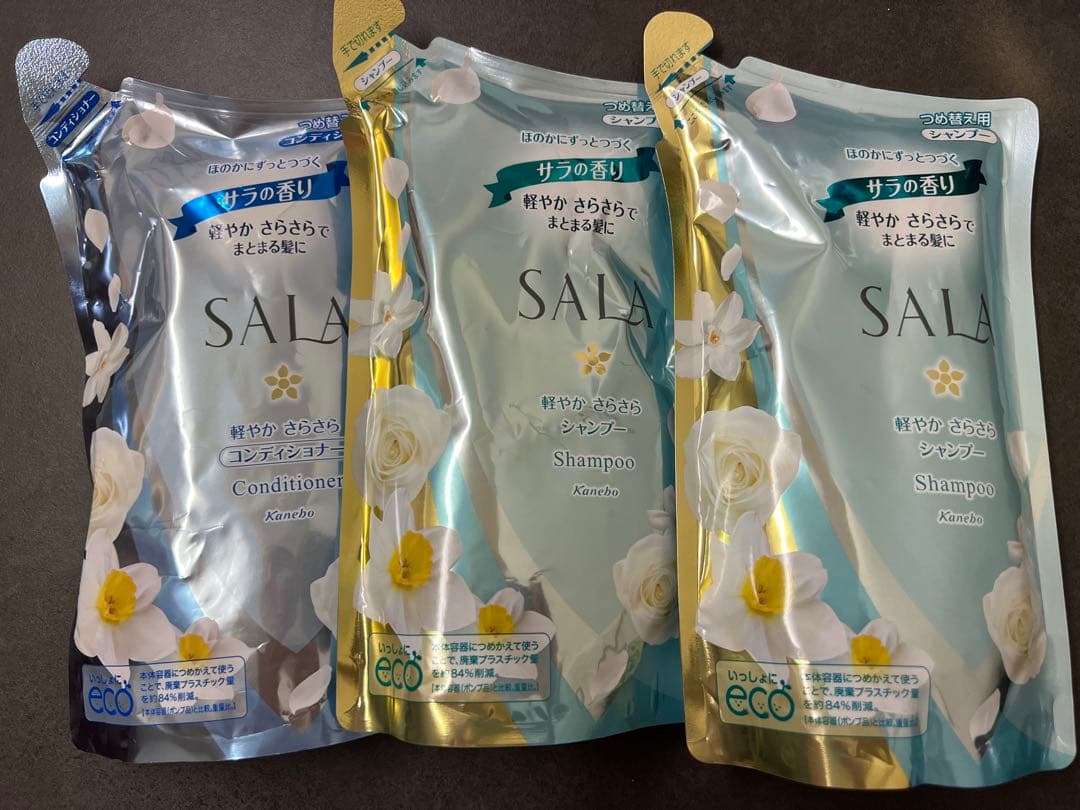 SALA シャンプー コンディショナー　詰め替え用 セット