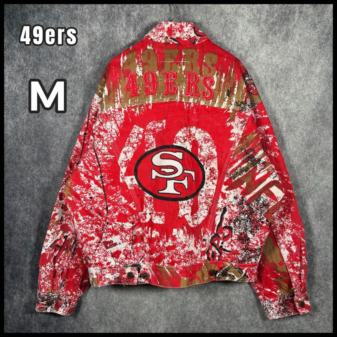 【希少】NFL サンフランシスコ 49ers SF デニムジャケット マカオ製