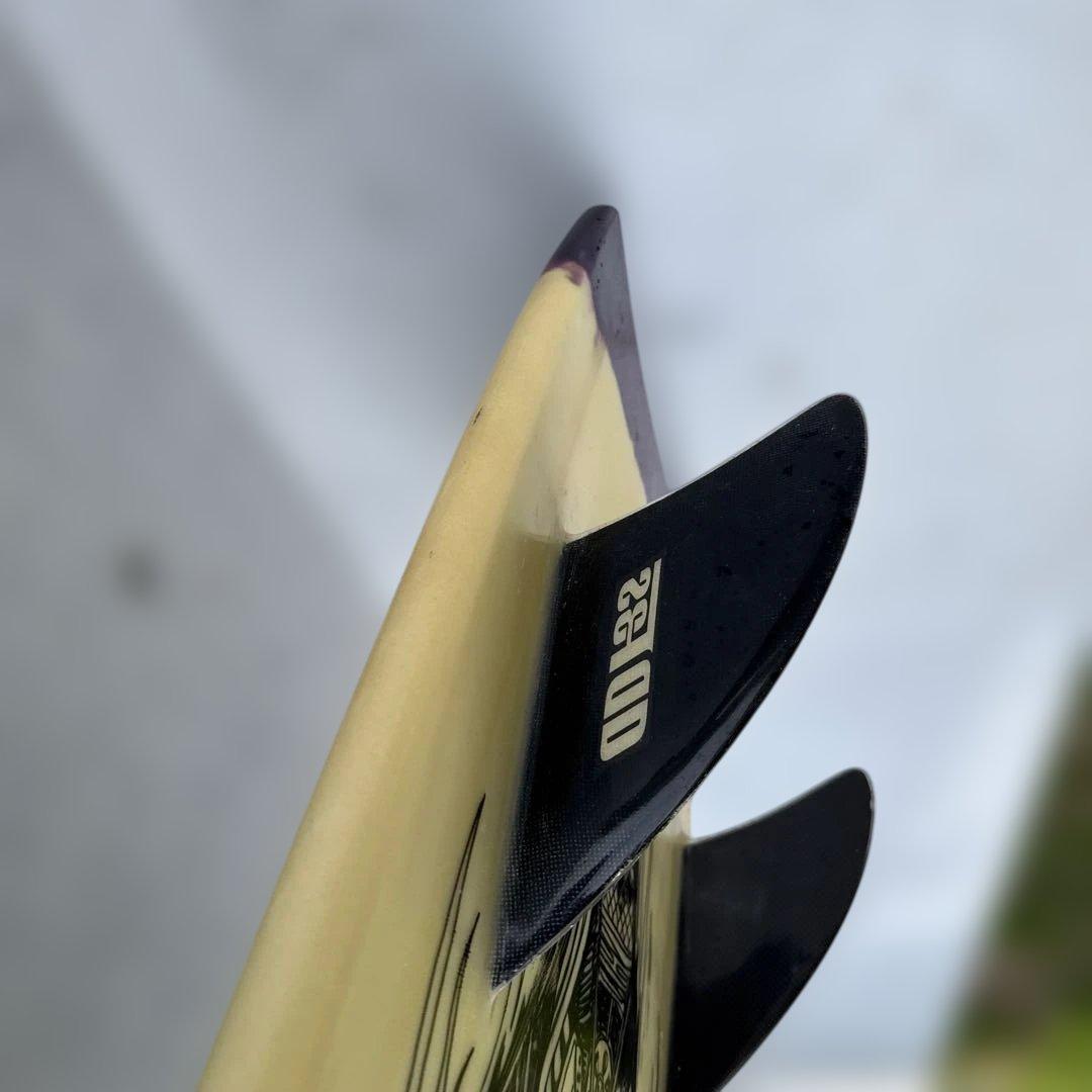 5’2”OLIVE CUSTOM SLIDER ショートボード