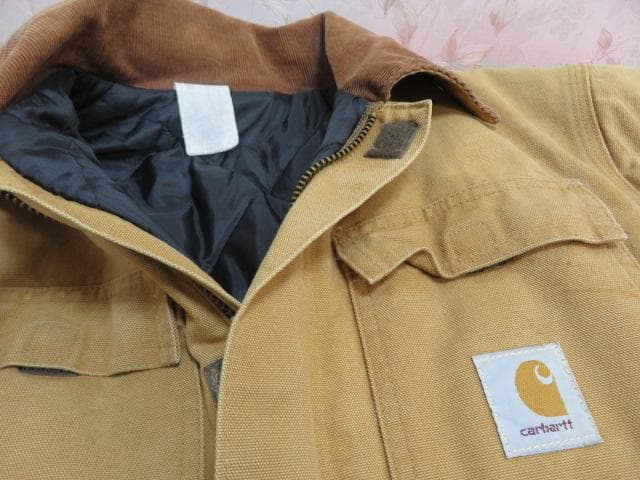 P*l様 10ee1750 Carhartt（カーハート）ジャンパー 茶×ベージ