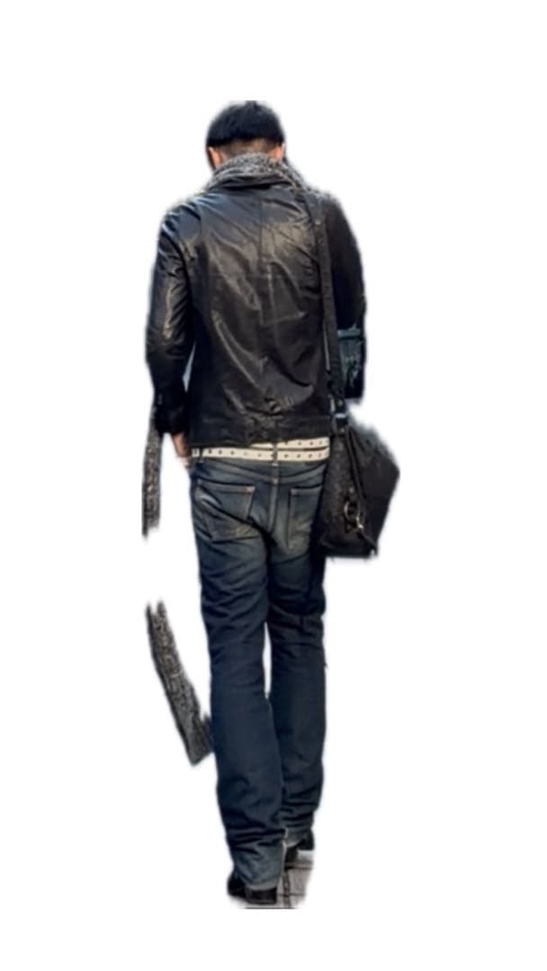 FUGA Leather jacket s ダブルジップ エディ swag