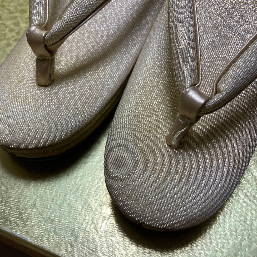 ✨ 和装 草履＆バッグ セット ゴールド系 フォーマル用 ✨