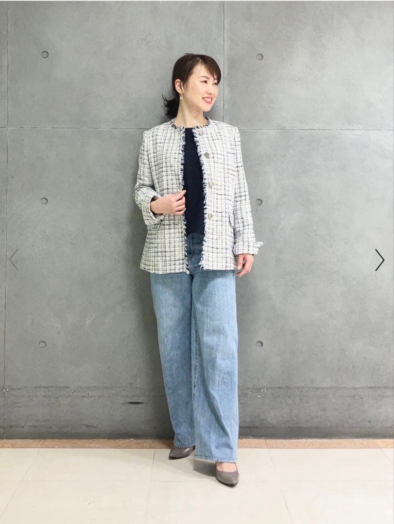 theory luxe ツイードジャケット