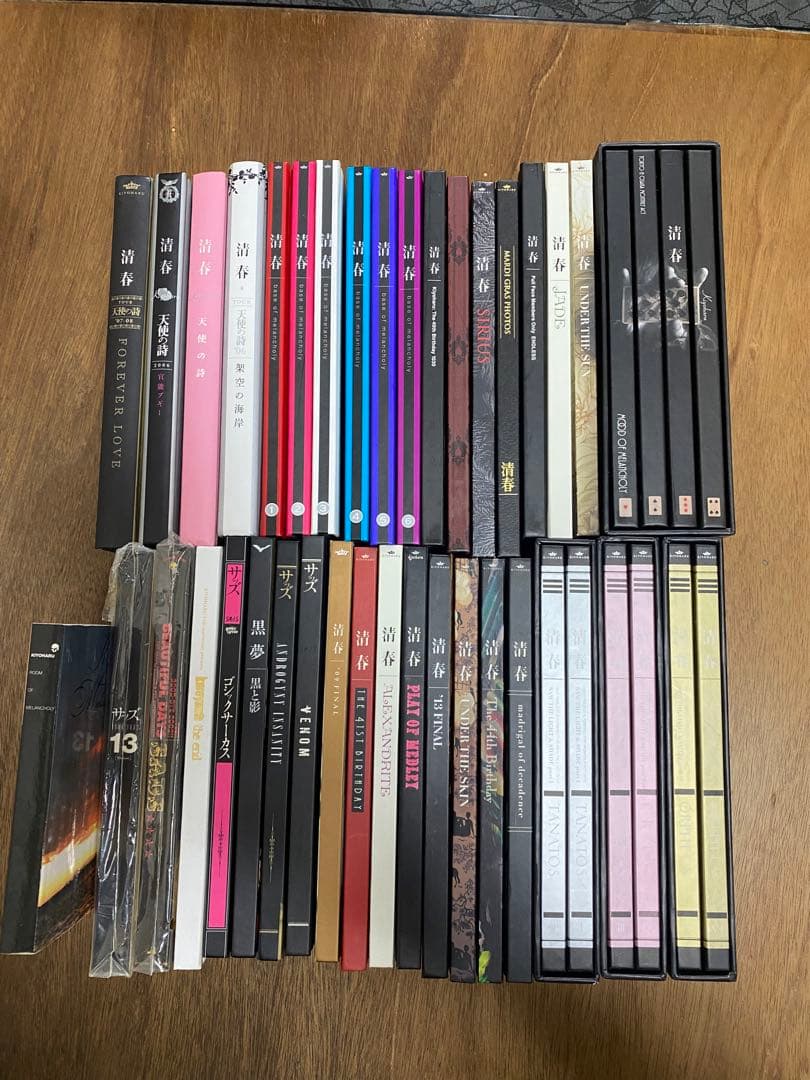 清春、黒夢、Sads ツアーパンフレット 44冊